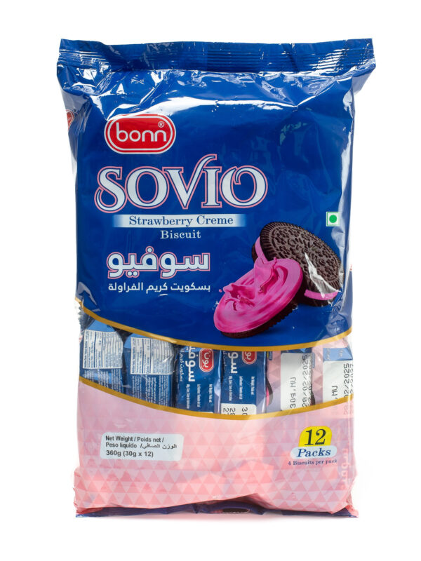 GALLETA SOVIO BROWN SHELL STRAWBERRY